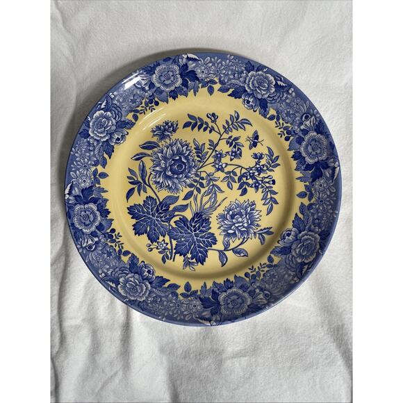The Spode Blue Room Garden Collection 'Jasmine' England 12" Chop Plate - Picture 1 of 5